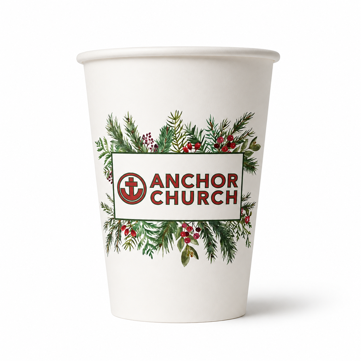 Custom holiday cup example